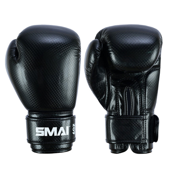 SMAI Essentials kids boxing gloves in black