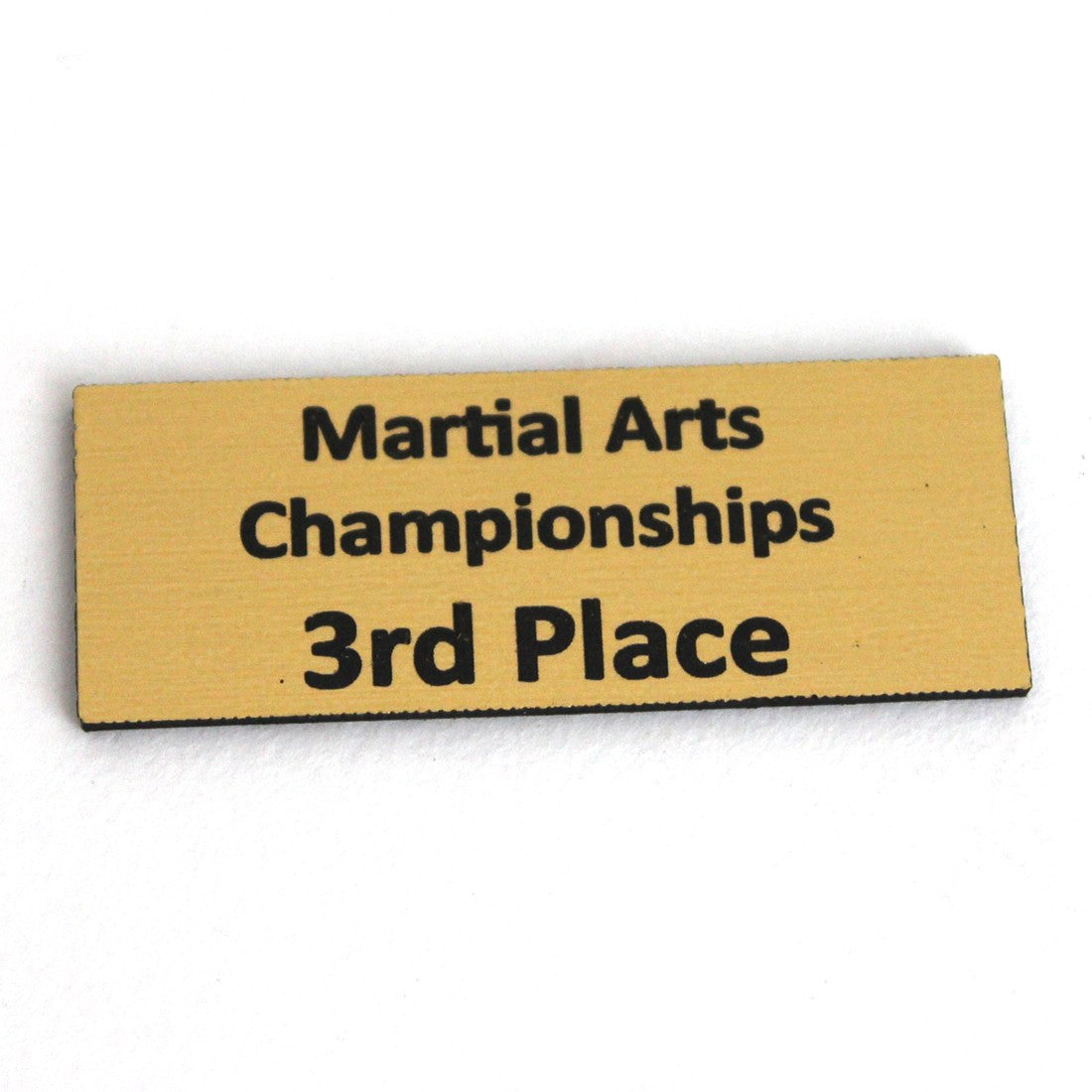 SMAI Trophy Name Plate - 3rd Place - martial arts accessories product photo