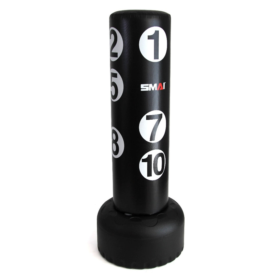 SMAI Punch Master Free Standing Punching Bag in Black - boxing training accessories product photo