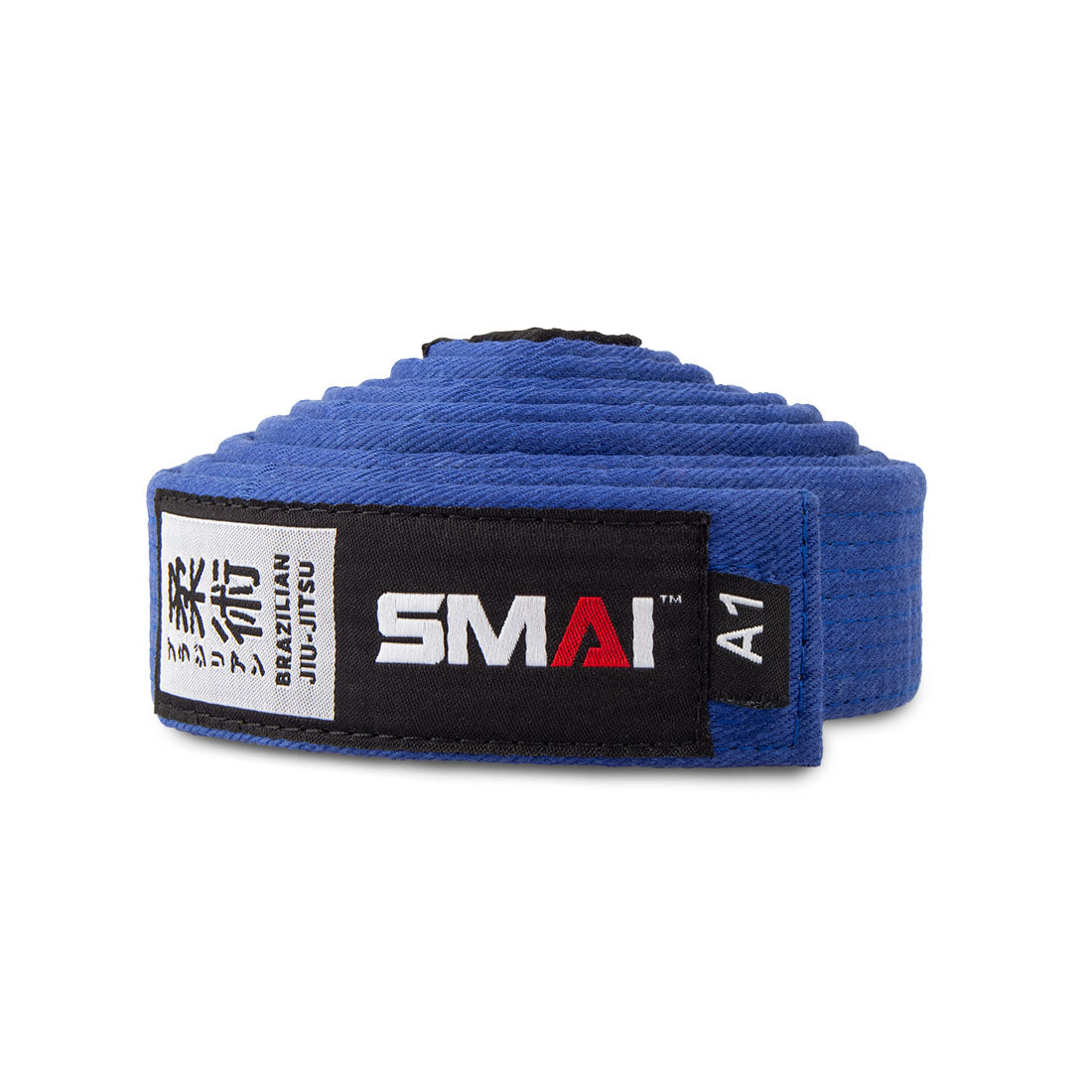 SMAI IBJJF Standard Brazilian Jiu-Jitsu Belt - BJJ Belt in Blue - view 4