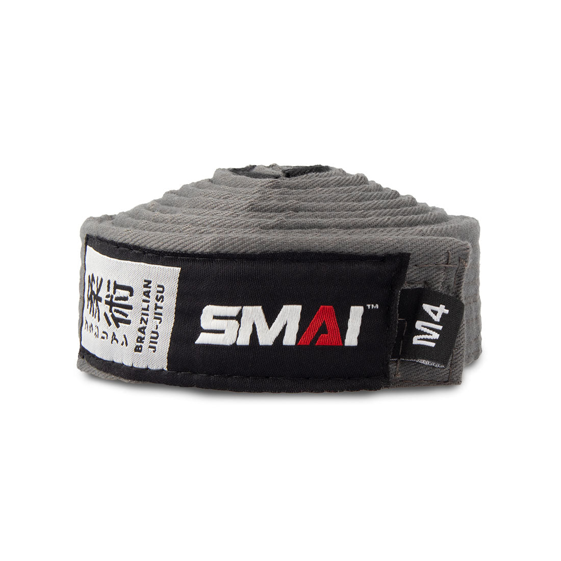 SMAI IBJJF Standard Brazilian Jiu-Jitsu Belt - BJJ Belt in Grey - view 11