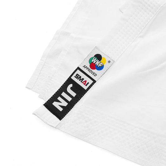 SMAI WKF 4oz Premium Kumite Gi Pack - Jin Karate Uniform - detail view 3
