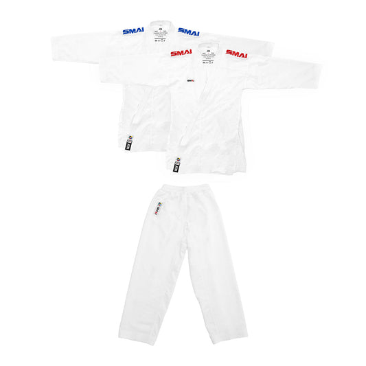 SMAI WKF 4oz Premium Kumite Gi Pack - Jin Karate Uniform - martial arts uniforms product photo