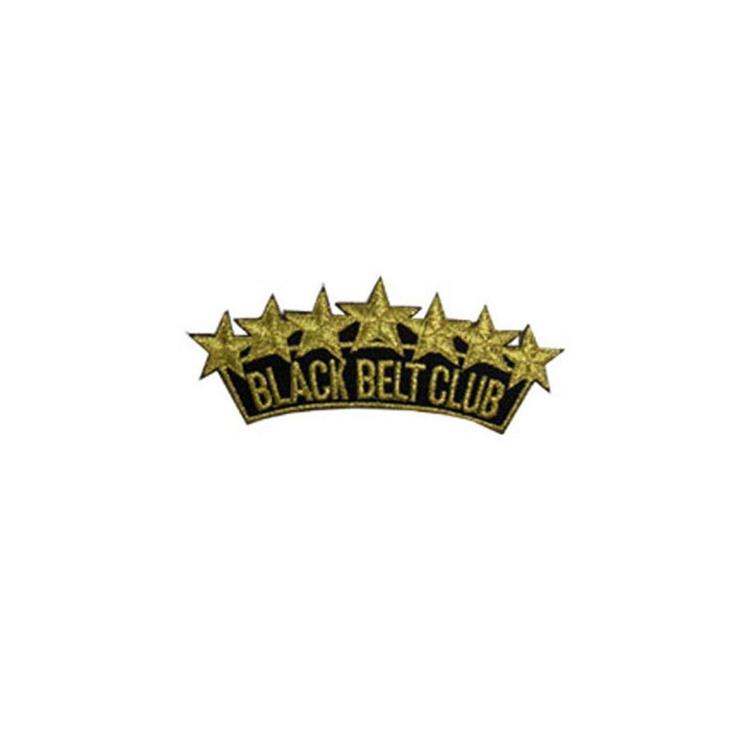 SMAI Badge - Black Belt Club Star Martial Arts Patch - martial arts accessories product photo