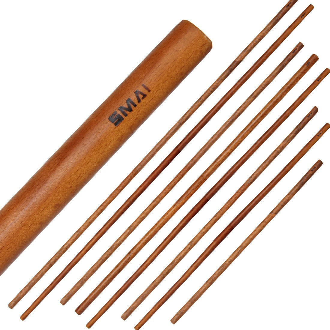 SMAI Wood Bo Staff - 3ft 4ft 5ft 6ft - martial arts weapons product photo