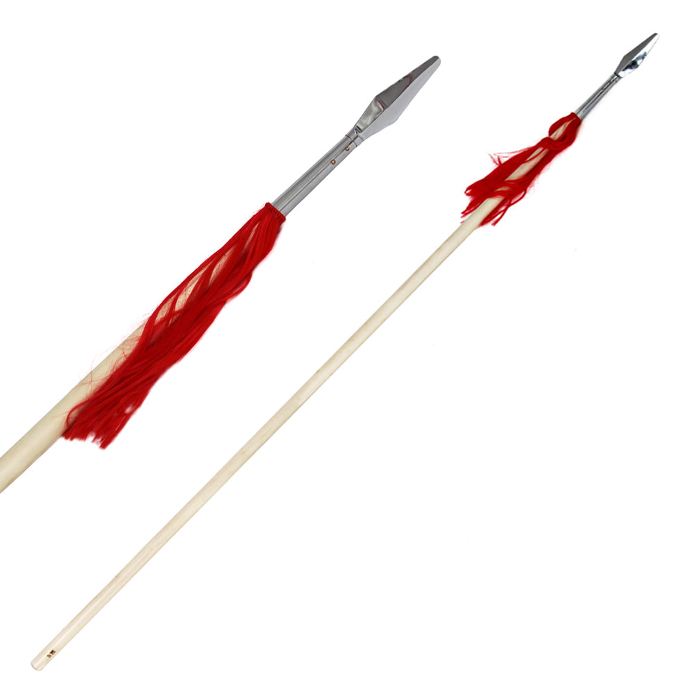 SMAI Chinese Spear Qiang - White Wax Wood - martial arts weapons product photo