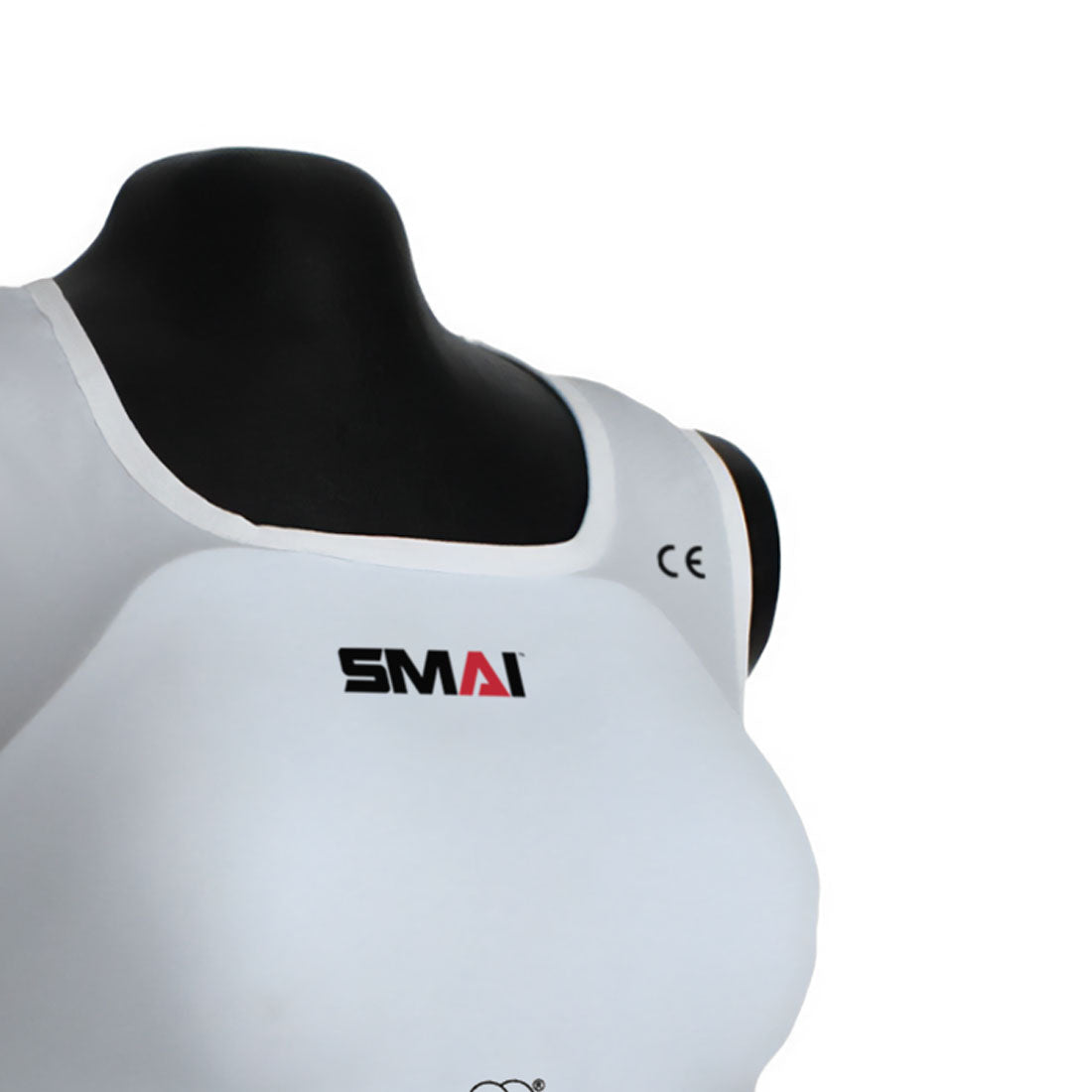 SMAI WKF Approved Female Breast Guard - Karate Protection - detail view 3
