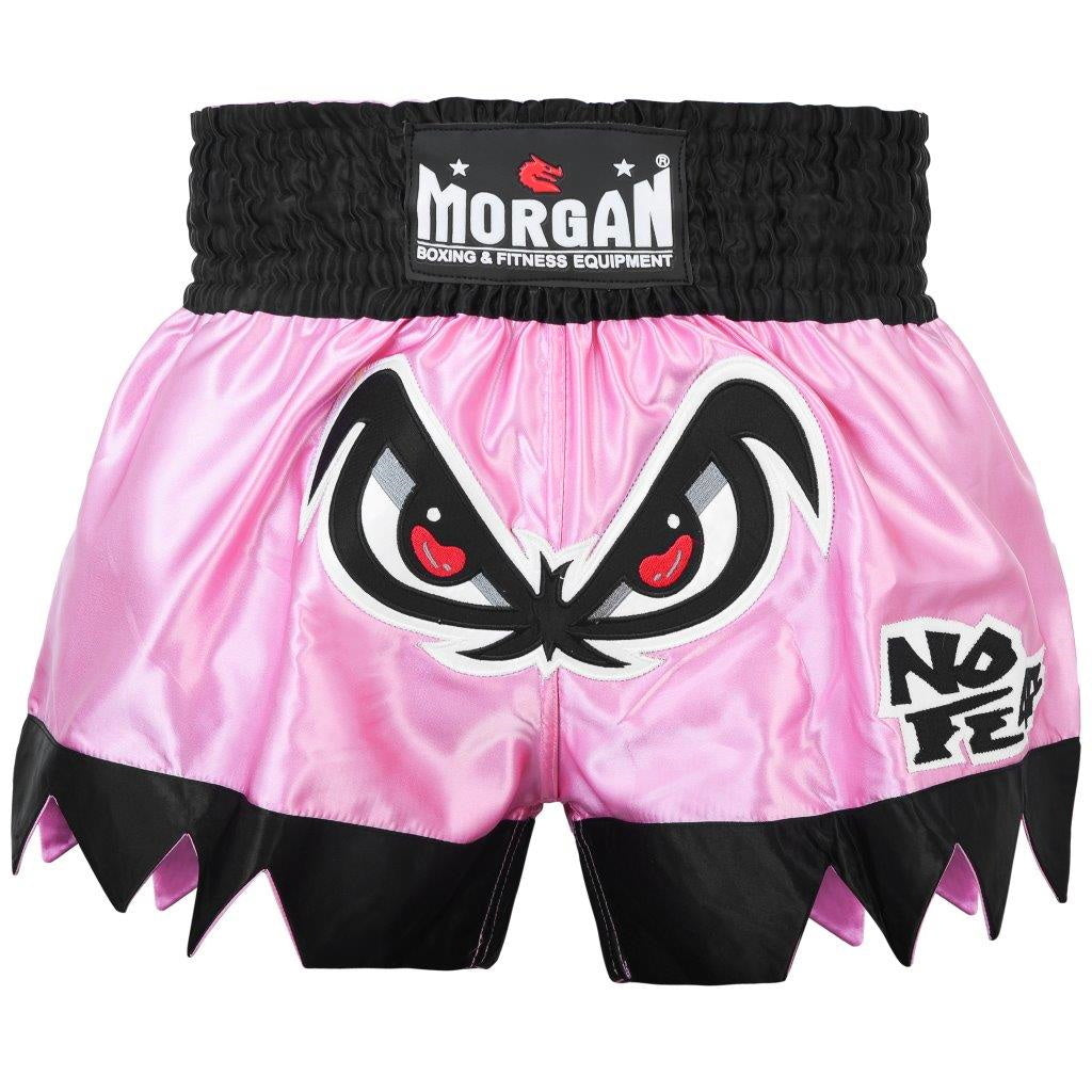 Morgan Muay Thai Shorts Fearless Girls womens design in multiple sizes at MMABOXING