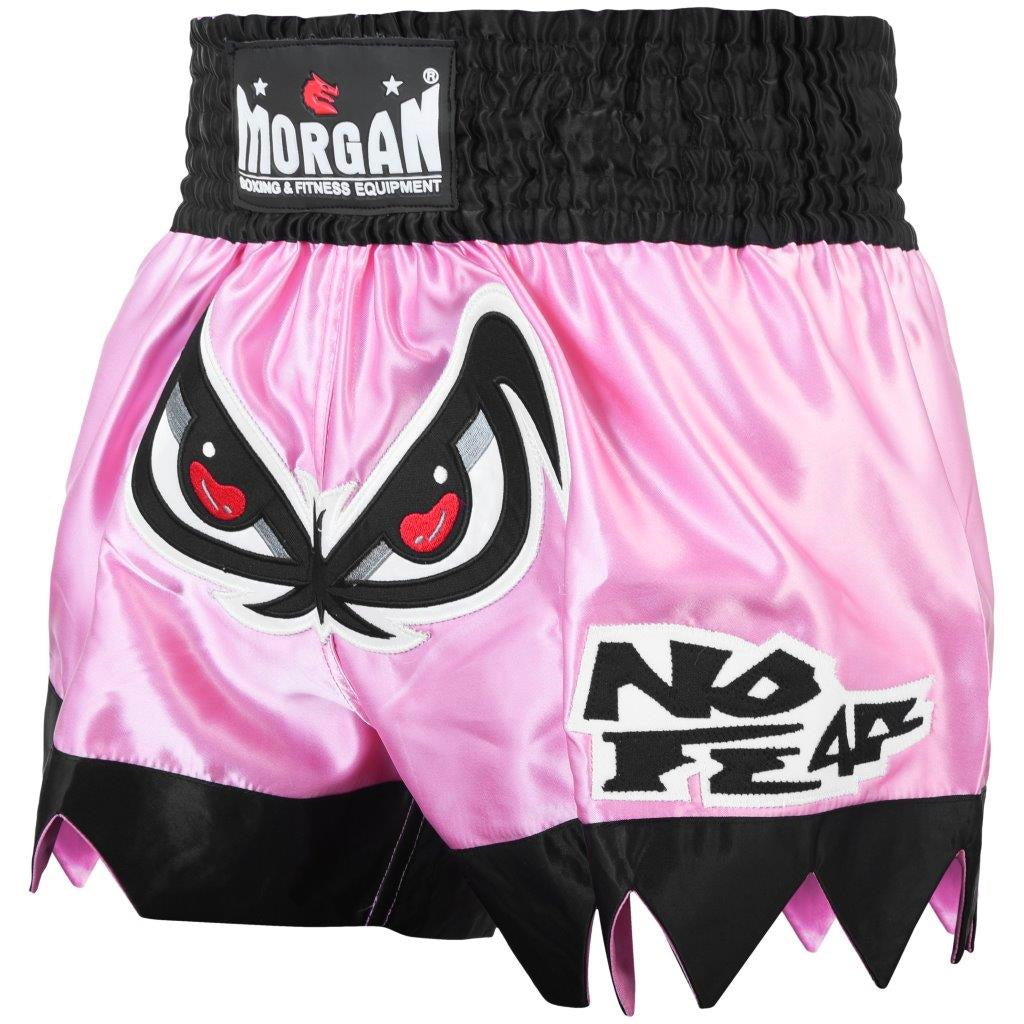 Morgan Muay Thai Shorts Fearless Girls womens design in multiple sizes at MMABOXING