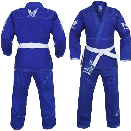 Morgan Dragon V2 450gsm BJJ Gi - Ibjjf Approved (blue)