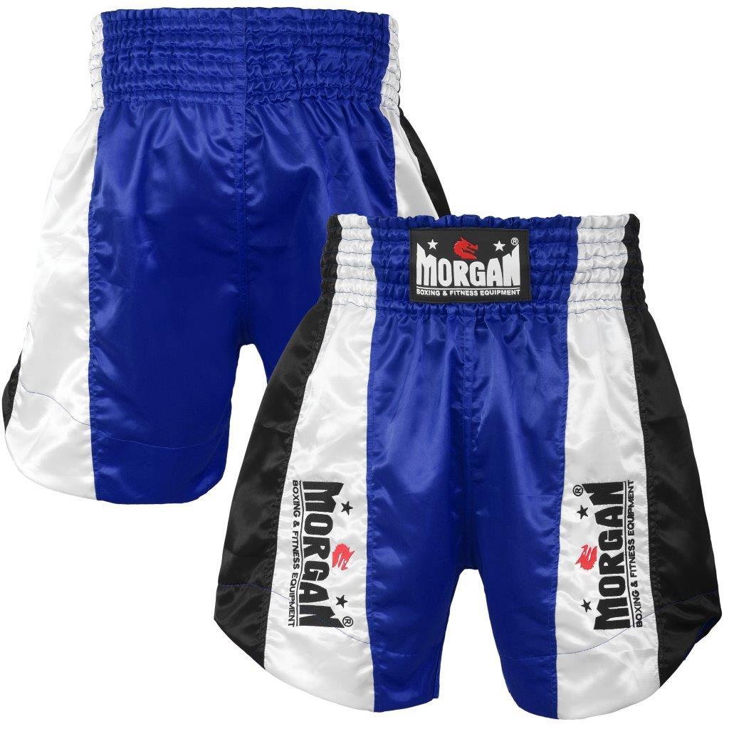 Morgan Elite Boxing Shorts in Blue - view 2