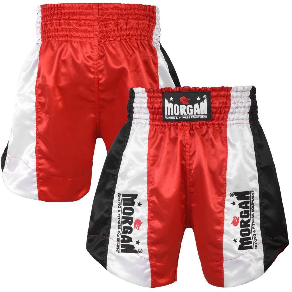Morgan Elite Boxing Shorts in Red - view 5