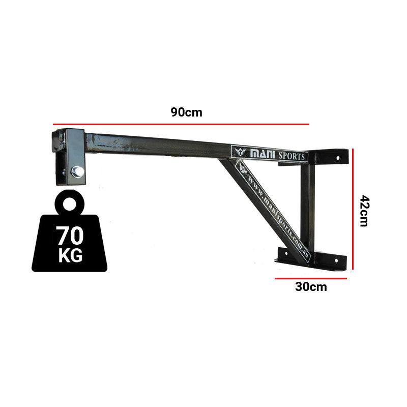Mani Heavy Duty One-Piece Fixed Wall Bracket - detail view 3