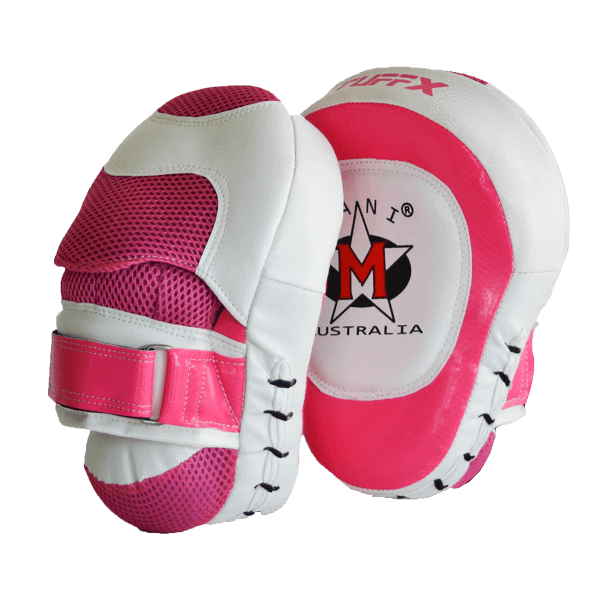Mani Pre-Curved Ladies Coaching Focus Pads - focus mitts for boxing and Muay Thai | MMABOXING