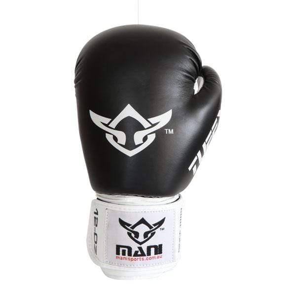 Mani Tuffx Boxing Gloves Silver/Blue 16oz
