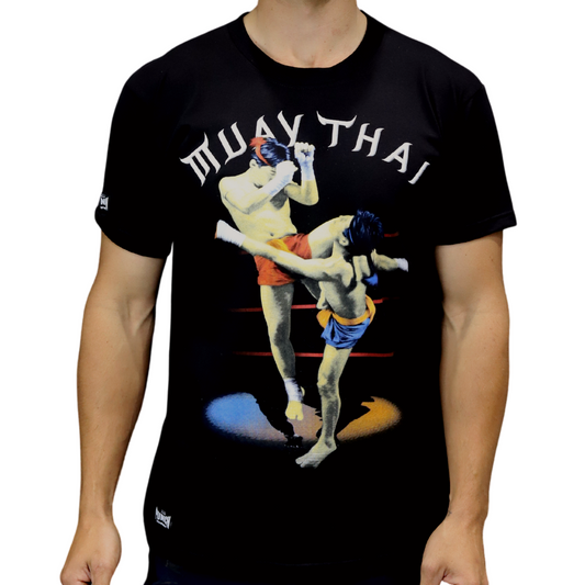 Punch Tshirt - Punch Thai Knee - Black - product photo