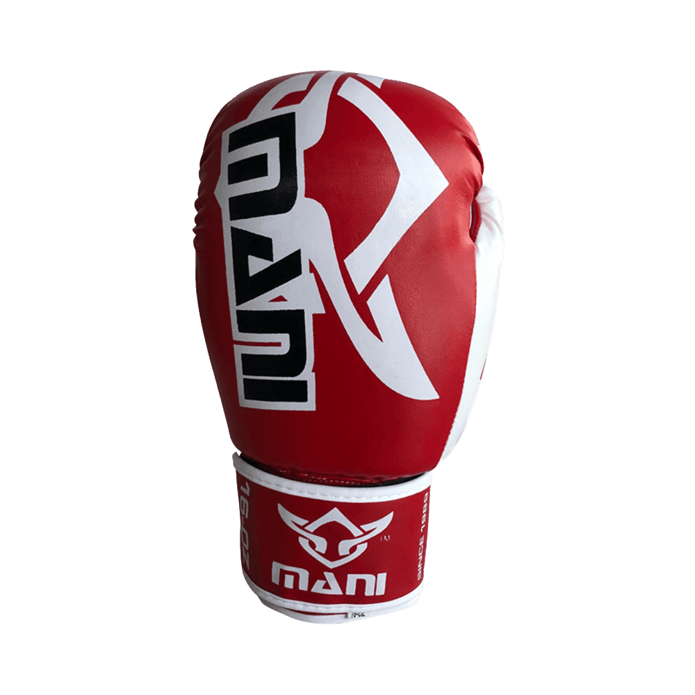Mani Tuffx Boxing Gloves Red/White 16oz