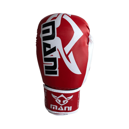 Mani Tuffx Boxing Gloves Red/White 16oz