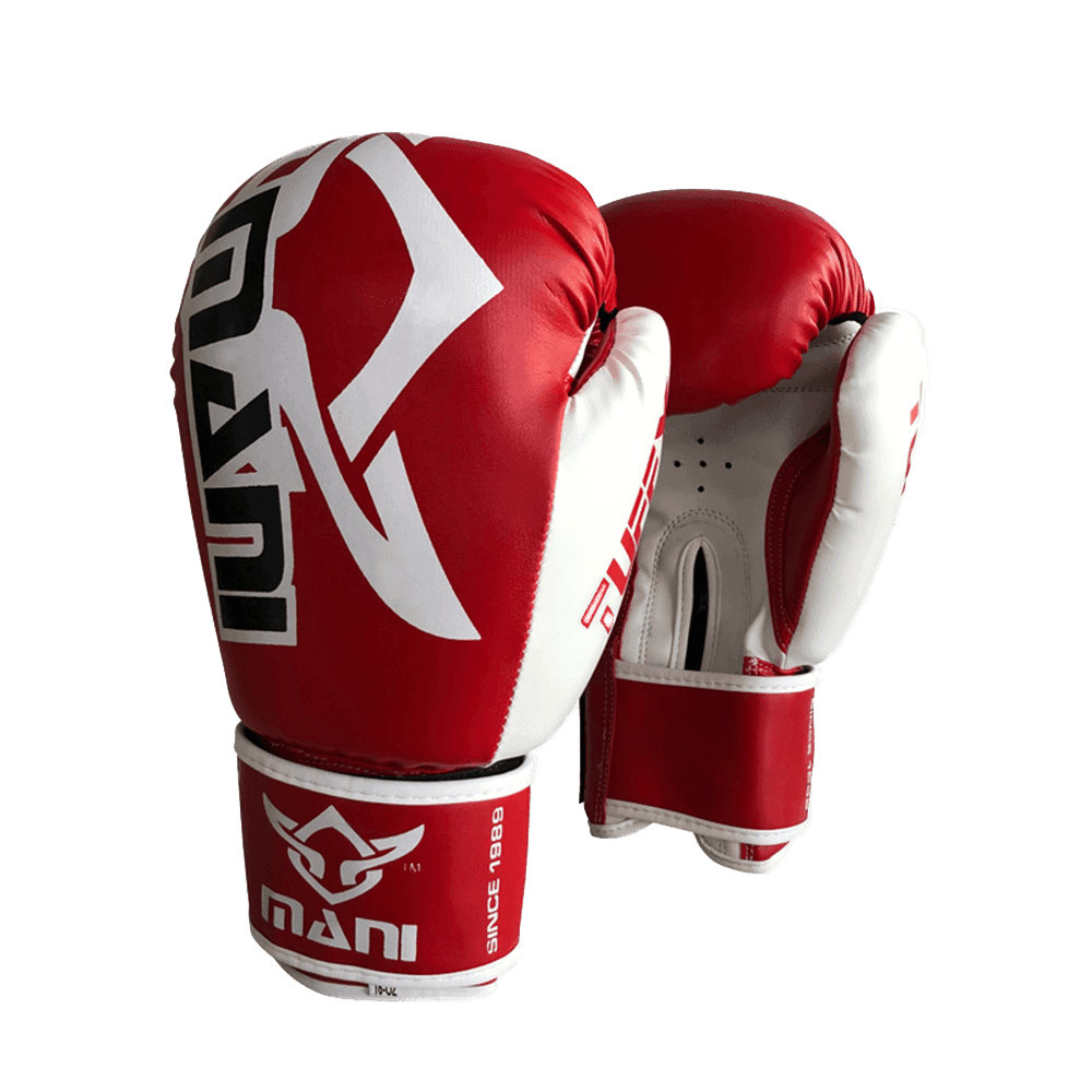 Mani Tuffx Boxing Gloves Red/White 10oz