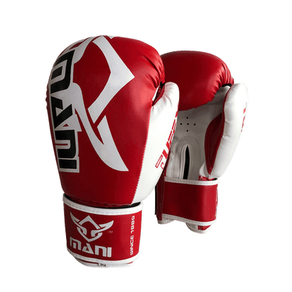 Mani Tuffx Boxing Gloves Red/White 10oz