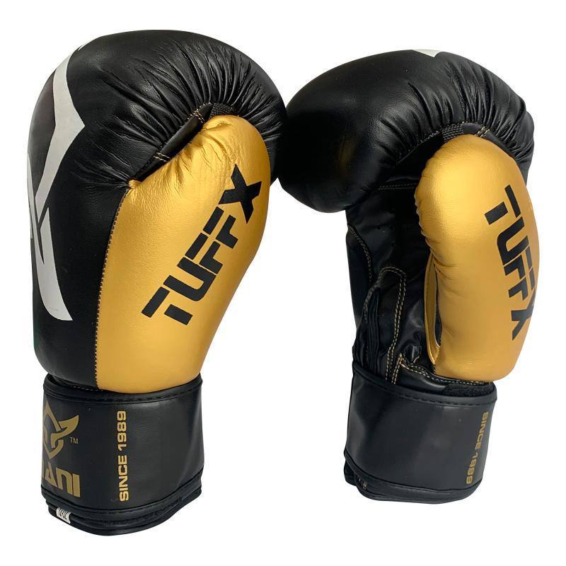 Mani Tuffx Boxing Gloves Gold 12oz