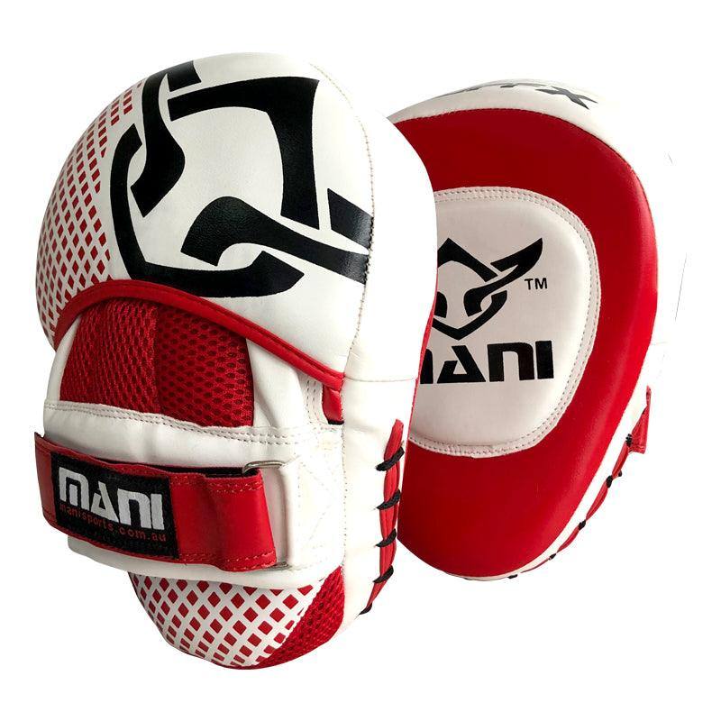 Mani Tuffx Curved Focus Pads Red/White