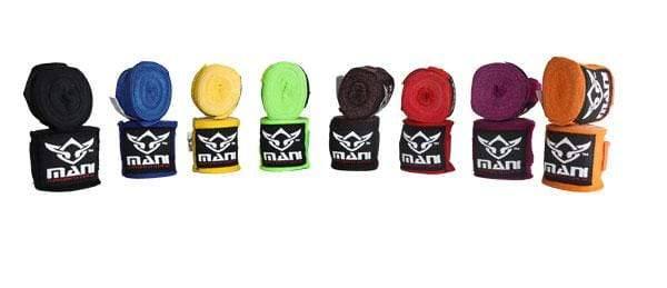 Mani Elasticated Hand Wraps - cotton blend hand wraps for boxing and kickboxing | MMABOXING