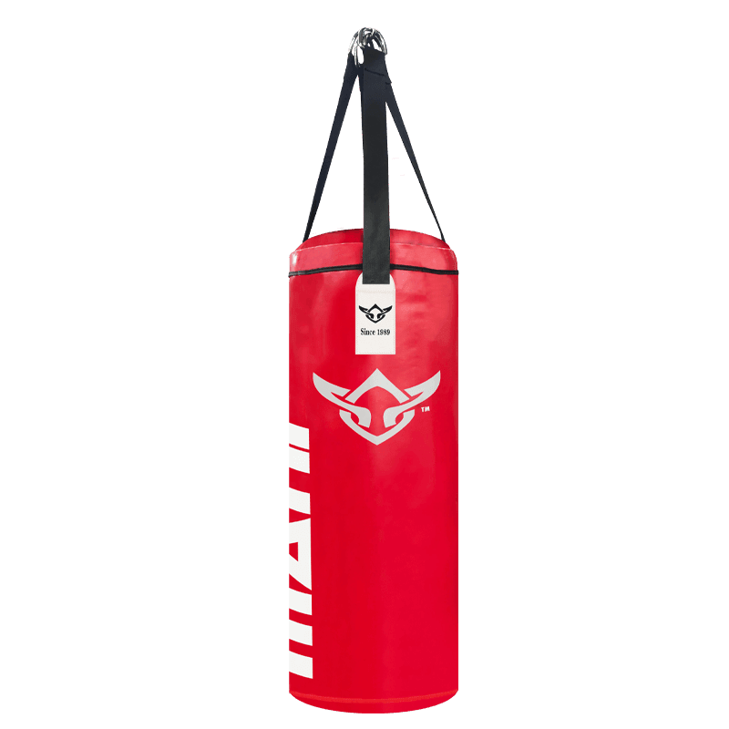 Mani Commercial Grade 4ft Filled Punching & Kicking Bag - Red