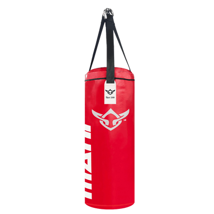 Mani Commercial Grade 4ft Filled Punching & Kicking Bag - Red