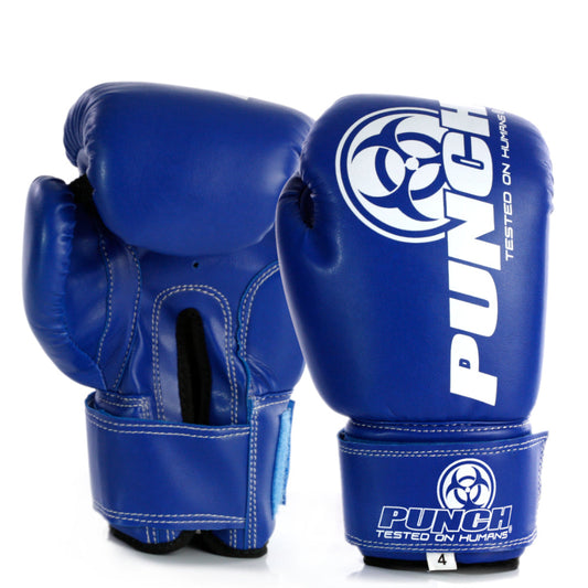 Punch Boxing Gloves - Urban - Mini Junior - 4oz in Blue - view 2