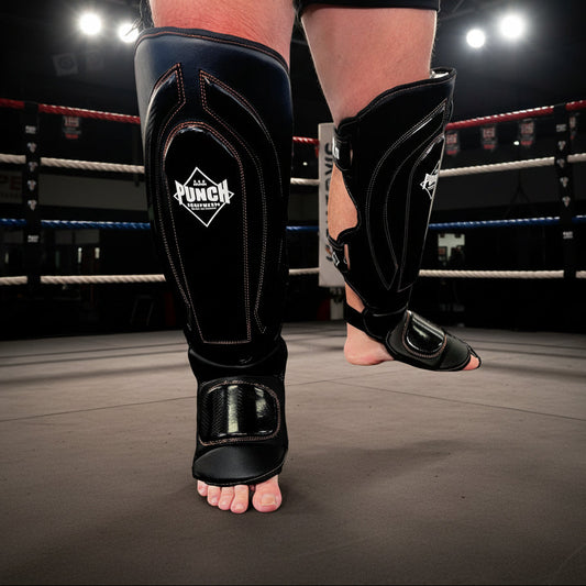 Punch Shin Pads - Black Diamond Precision Plus - Black - product photo
