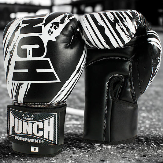 Punch Boxing Gloves - Junior and Youth (6-14yo) in Black - view 2