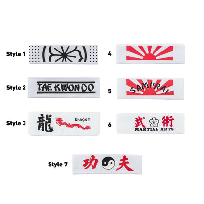 SMAI Martial Arts Head Bands - detail view 2
