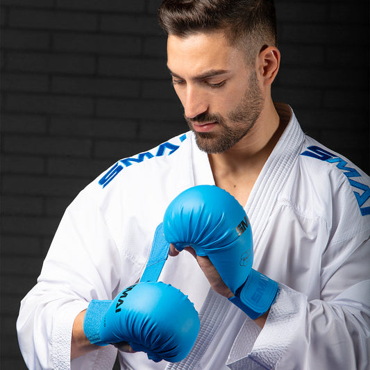 SMAI WKF Approved Karate Gloves - detail view 4