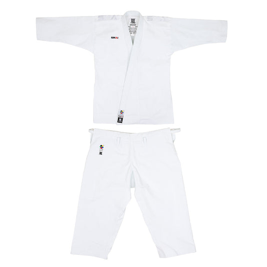 SMAI WKF 14oz Premium Kata Gi - Arashi Karate Uniform - detail view 3