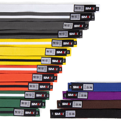 SMAI IBJJF Standard Brazilian Jiu-Jitsu Belt - BJJ Belt - martial arts belts product photo