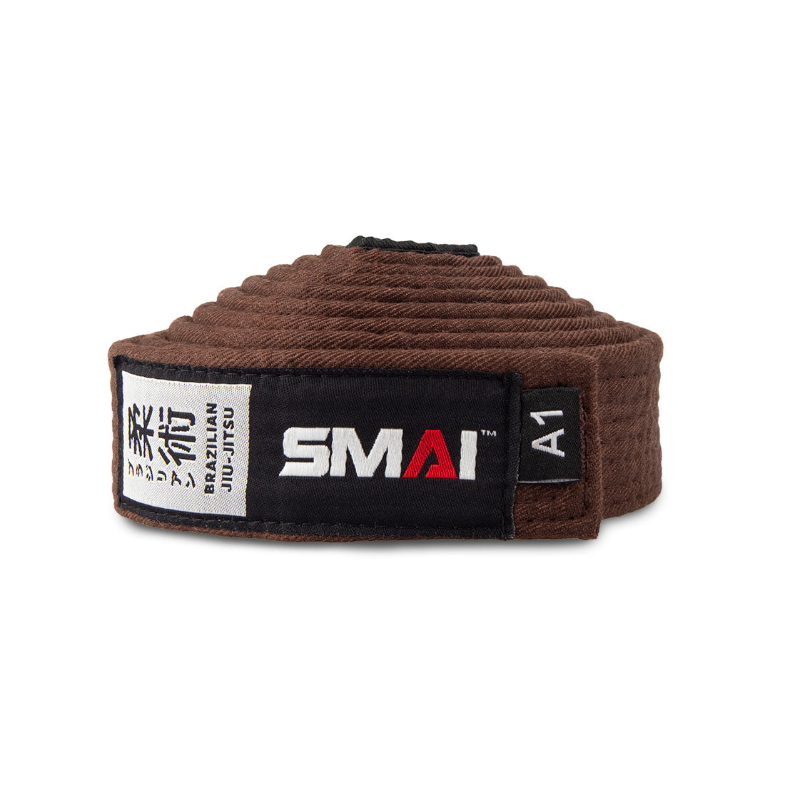 SMAI IBJJF Standard Brazilian Jiu-Jitsu Belt - BJJ Belt in Brown - view 5