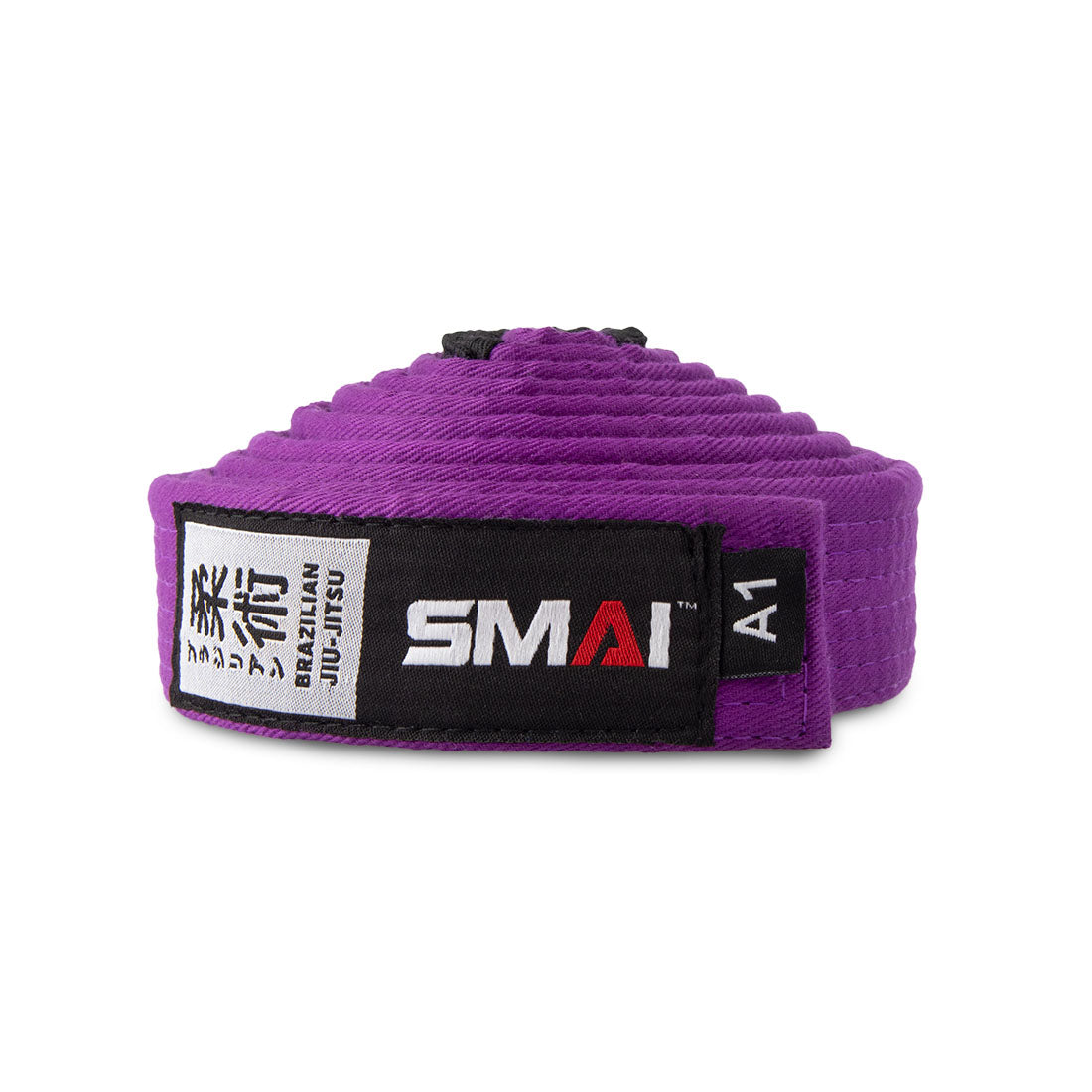 SMAI IBJJF Standard Brazilian Jiu-Jitsu Belt - BJJ Belt in Purple - view 15