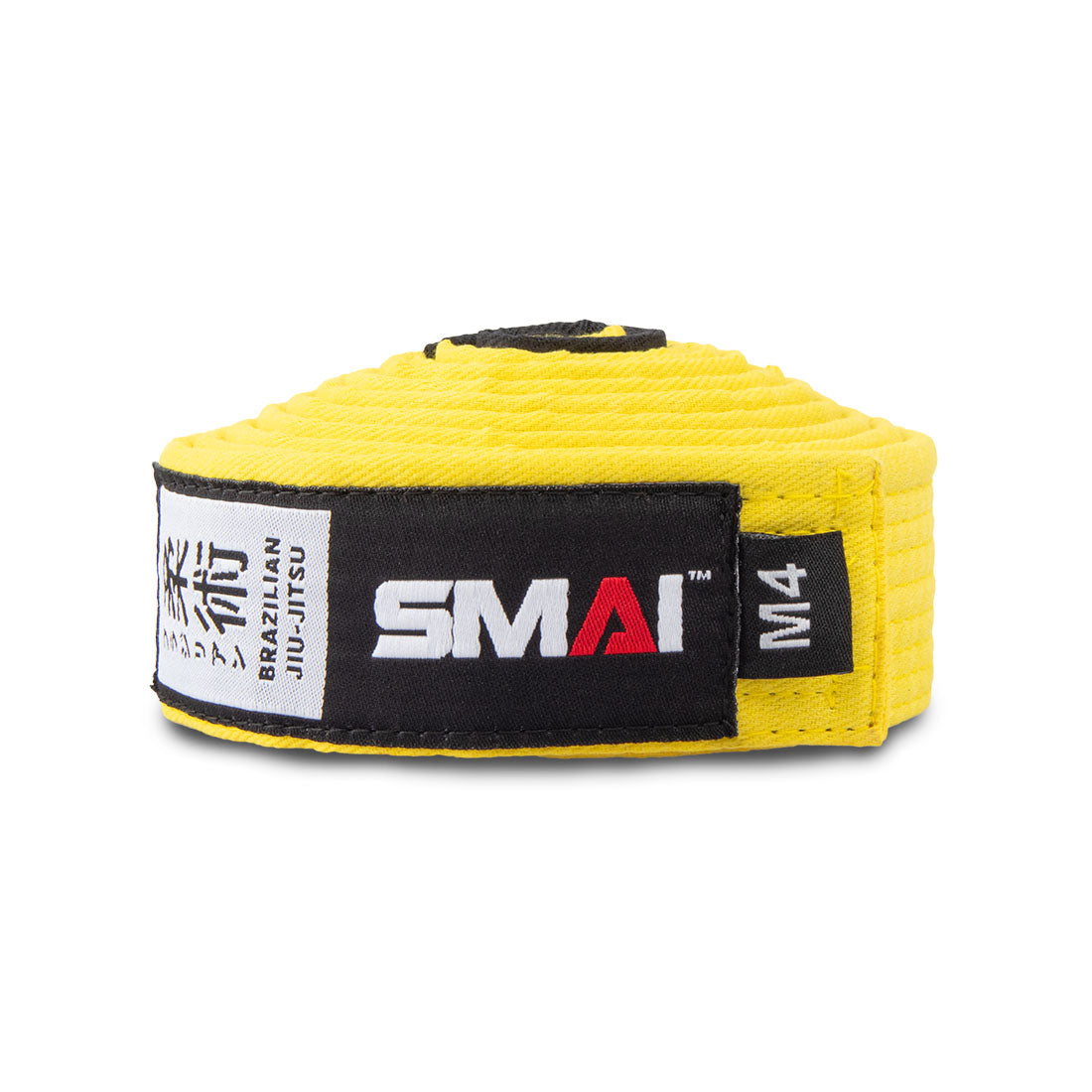 SMAI IBJJF Standard Brazilian Jiu-Jitsu Belt - BJJ Belt in Yellow - view 19