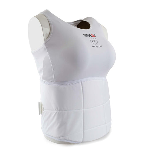 SMAI WKF Approved Female Karate Body Guard - martial arts sparring gear product photo