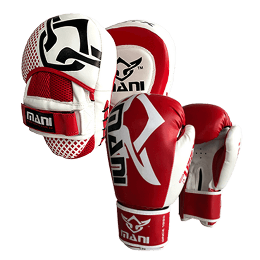Mani Group Training Boxing Pack - boxing gloves and focus pads bundle for group training | MMABOXING