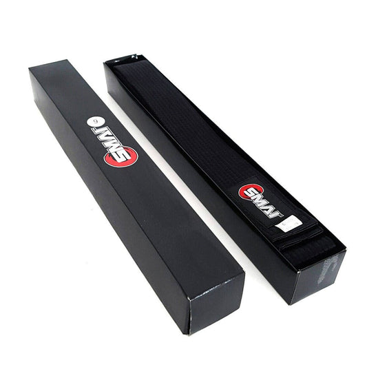 SMAI Deluxe Black Belt - Martial Arts Premium Belt - detail view 3