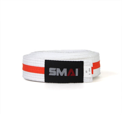 SMAI Martial Arts Belt - Coloured Stripe - detail view 7