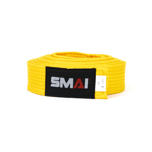 SMAI Martial Arts Belt - Single Colour in Yellow - view 4