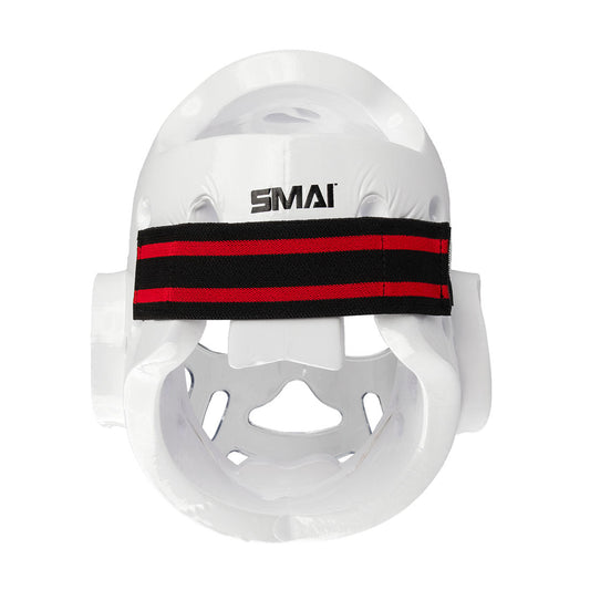 SMAI WKF Approved Karate Head Guard with Face Mask - detail view 4