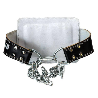 Mani Leather Dipping Belt With Chain - weightlifting dip belt for strength training | MMABOXING