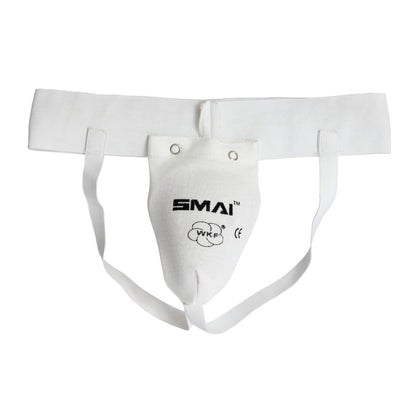 SMAI WKF Approved Male Karate Groin Guard - martial arts sparring gear product photo