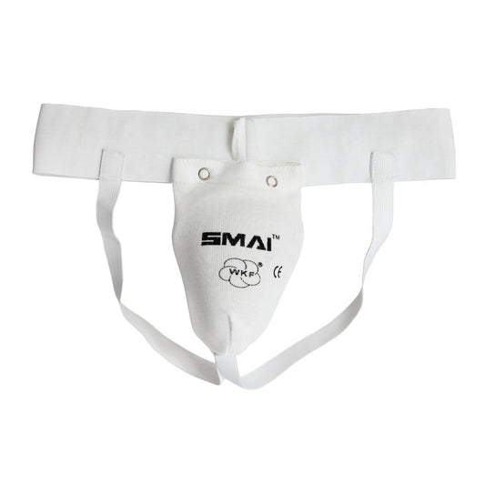 SMAI WKF Approved Male Karate Groin Guard - martial arts sparring gear product photo