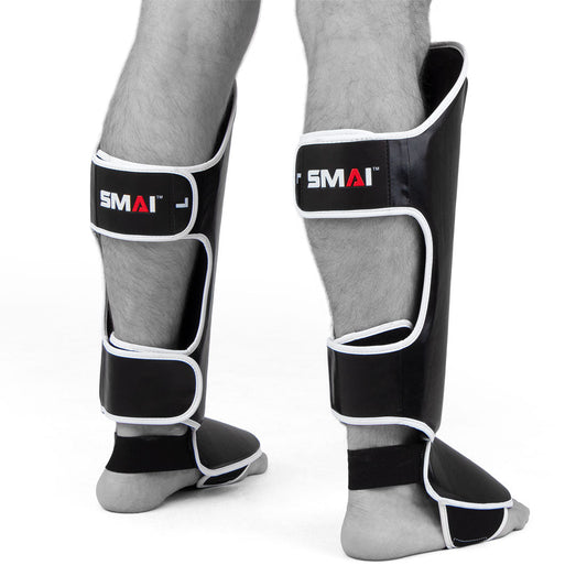SMAI Essentials Muay Thai Shin Guards - detail view 2
