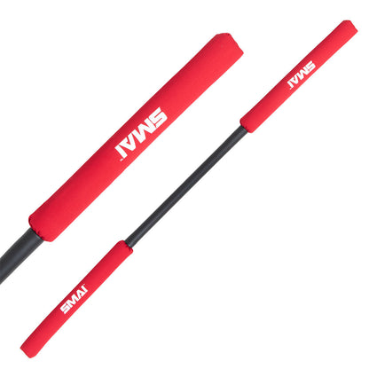 SMAI Foam Training Bo Staff 5ft - Safe Martial Arts Weapon in Red - product photo